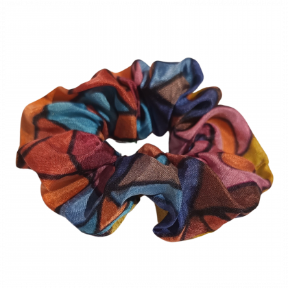 Silk Scrunchies Printed Model 3