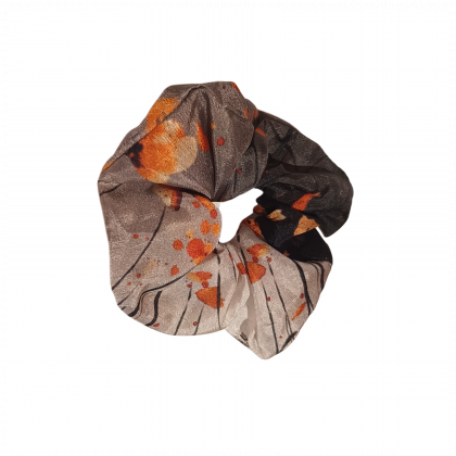 Silk Scrunchies Printed Model 1