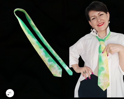 Silk Ties Hand - Painted